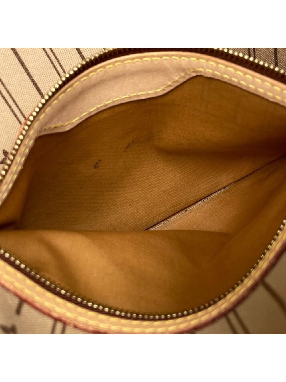 Louis Vuitton Neverfull PM Tote Monogram Brown Beige - Picture 7 of 8